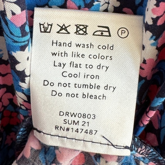 Draper James Martina Popover Dress in Spring Ditsy Floral, Size M - Picture 10 of 10